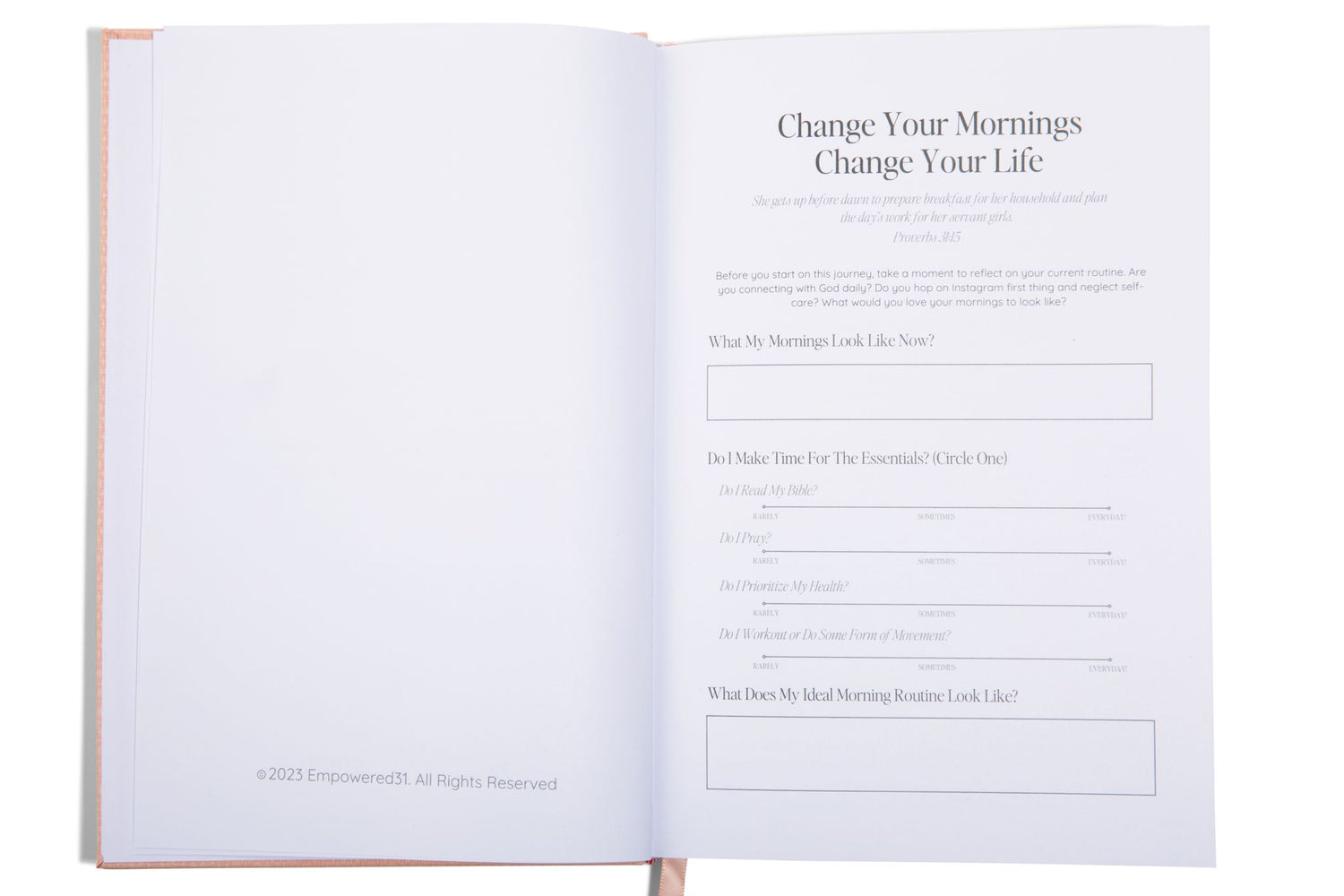 Before Dawn Morning Journal - Beginner&